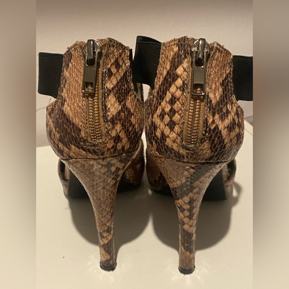 GUC - Vintage Python heels Size 7 NINE WEST - Picture 6 of 8